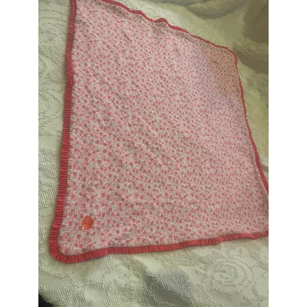 Kate Spade, New York pink floral, baby blanket swaddle